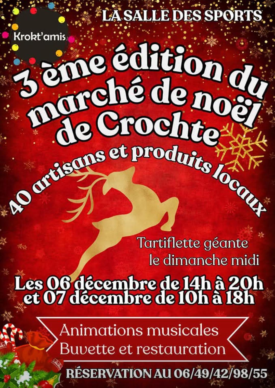 Marché de Noël de l'association Krokt'amis