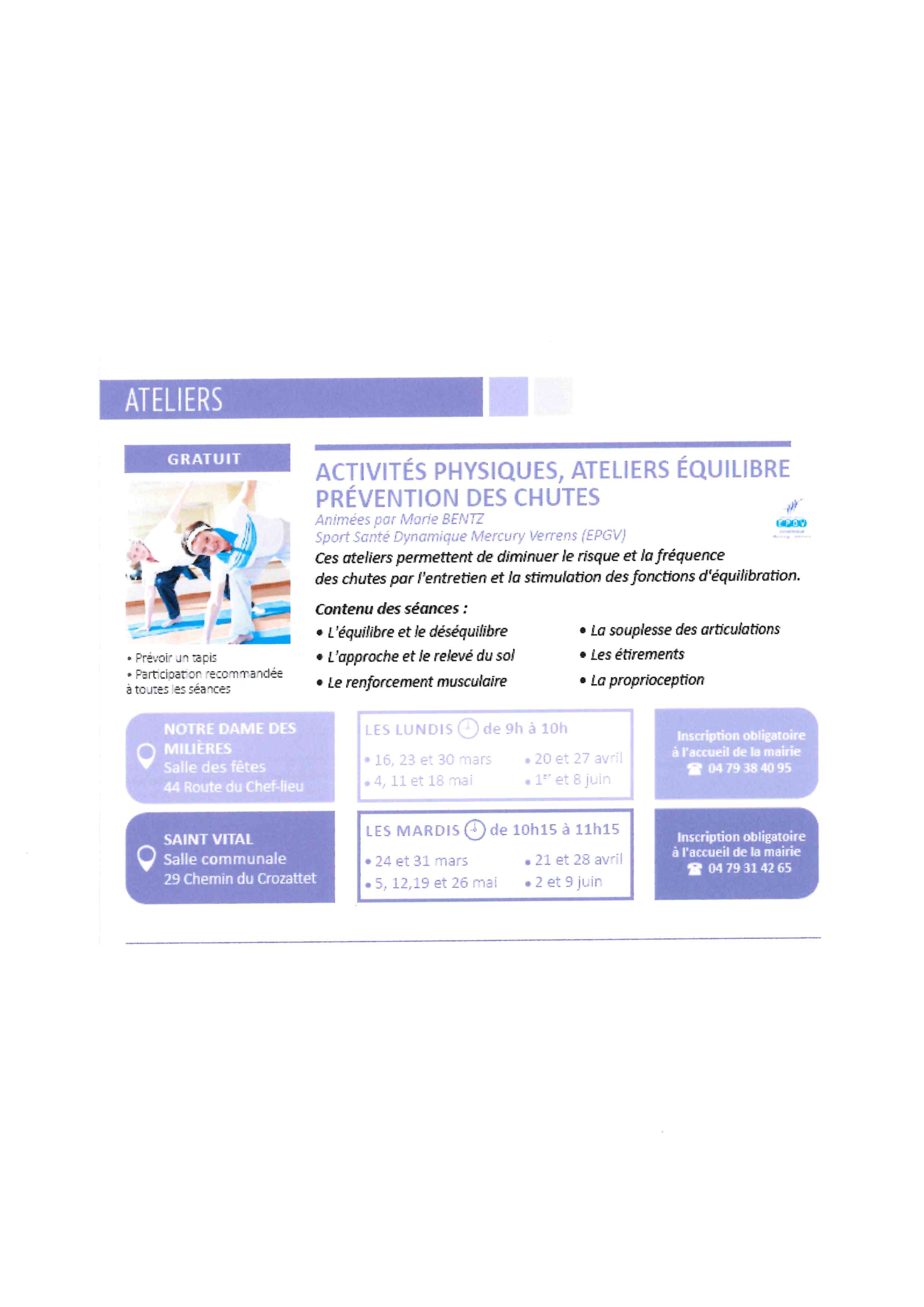 ATELIERS ARLYSERE A NOTRE DAME DES MILLIERES