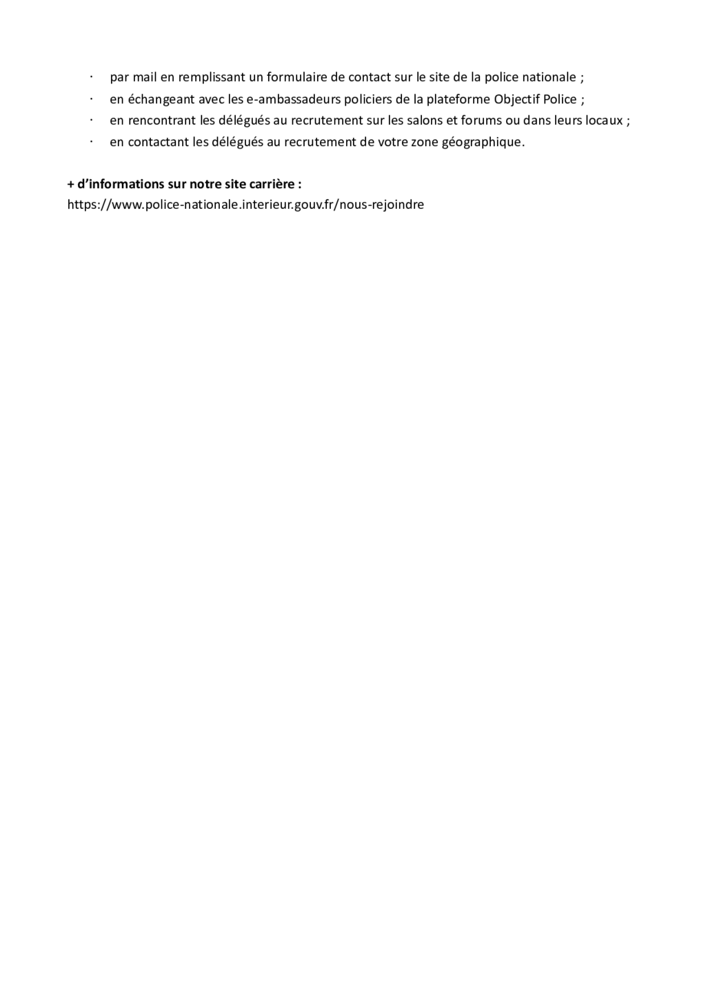 annonce recrutement officiers de police 2026 page 2.png