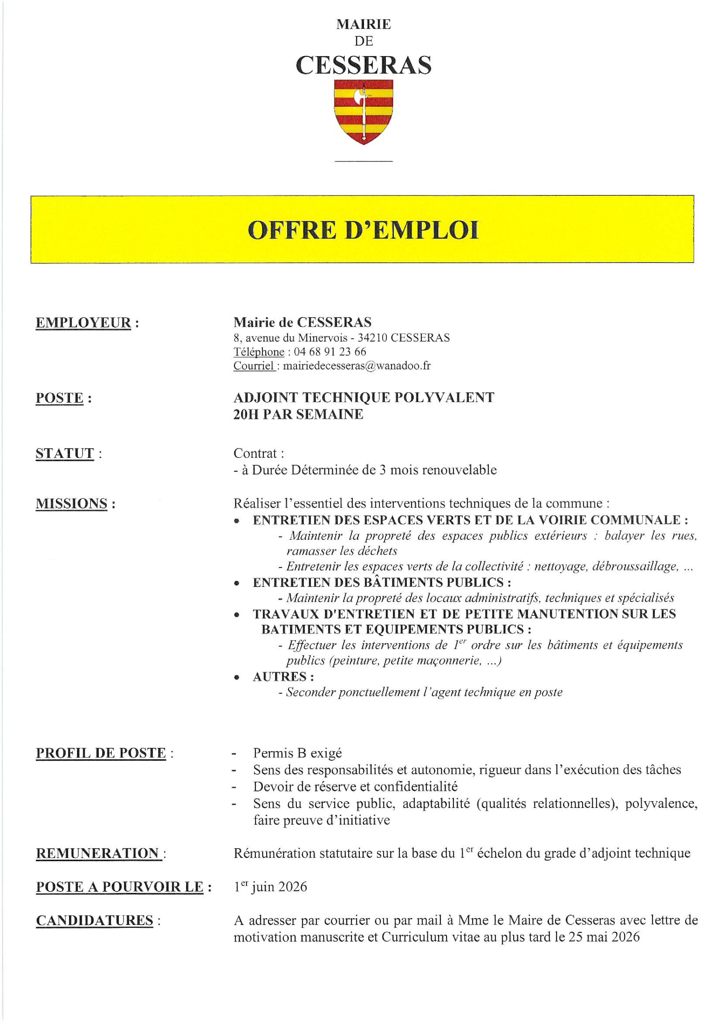 offre d emploi Cesseras Adj techn.jpg