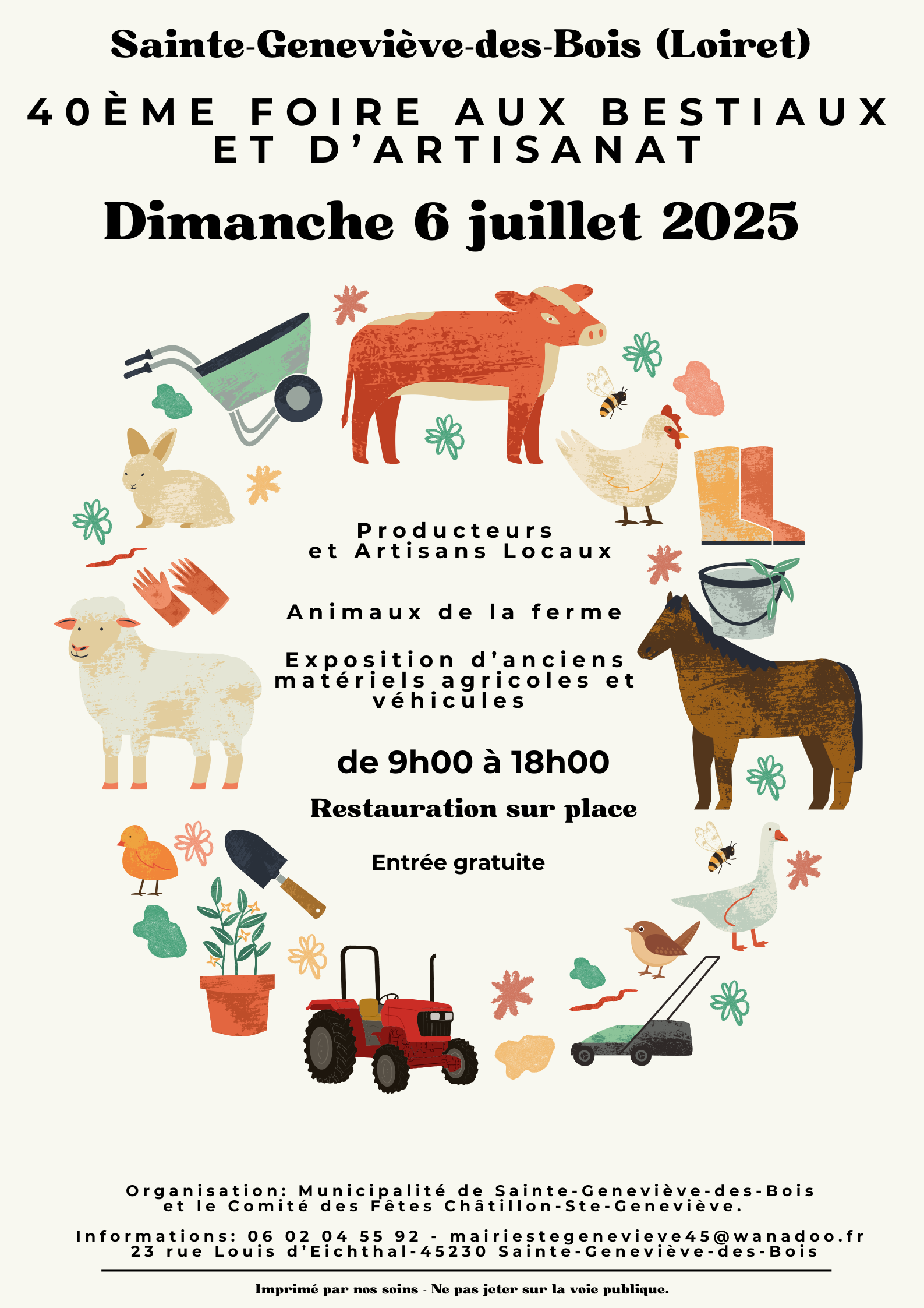 AFFICHE 40EME FOIRE AUX BESTIAUX 6 JUILLET 2025.png