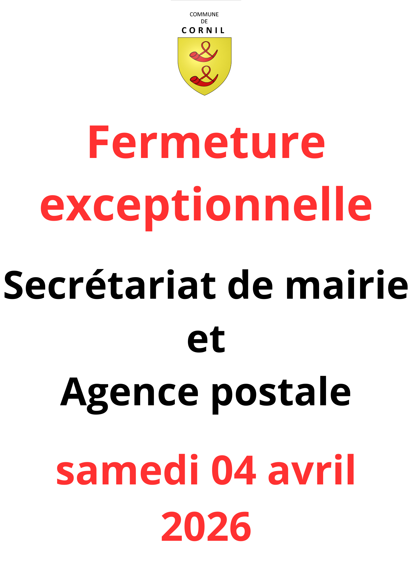 Fermeture exceptionnelle du secretariat .png