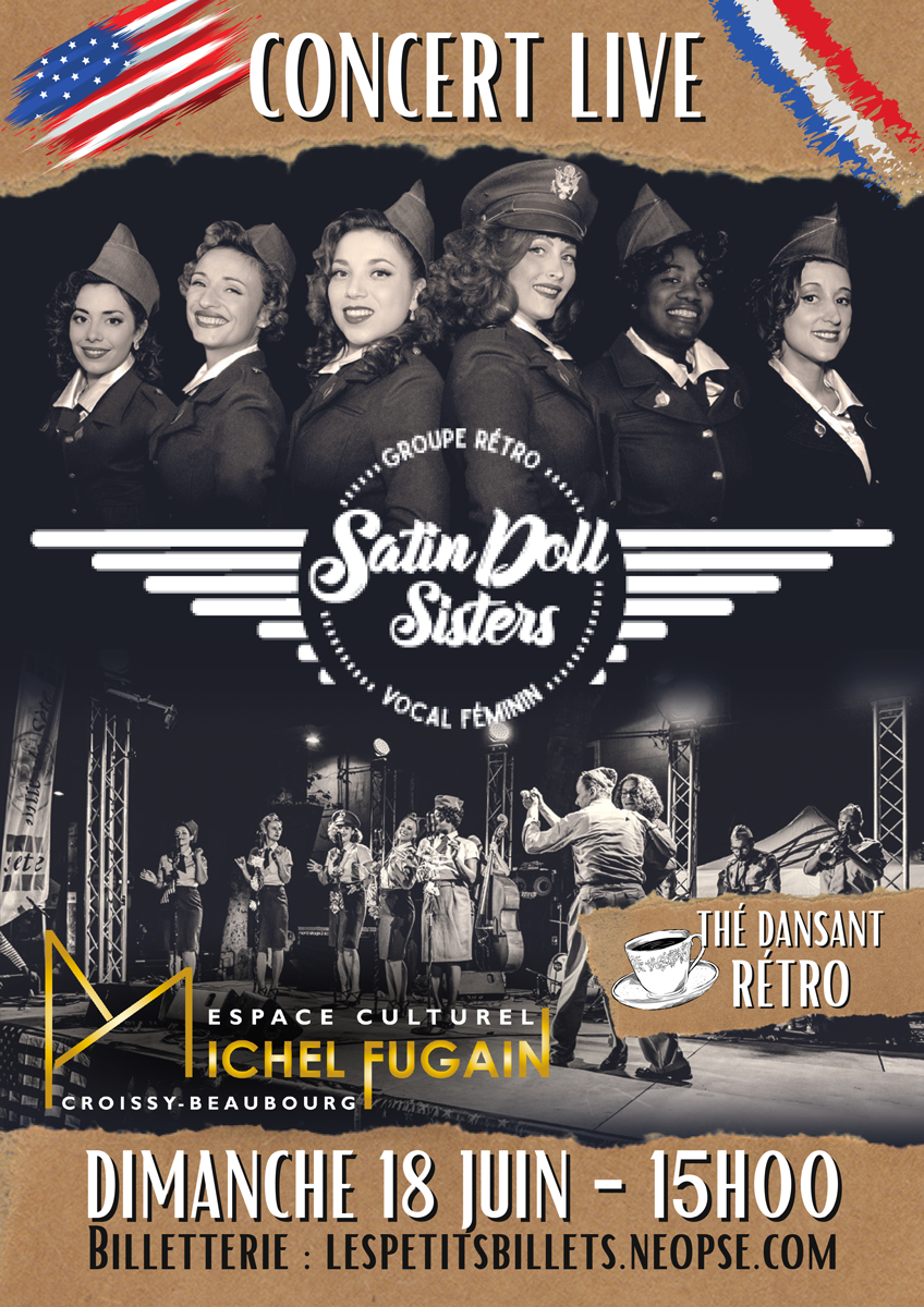 concert live des Satin Doll Sister à Croissy-beaubourg