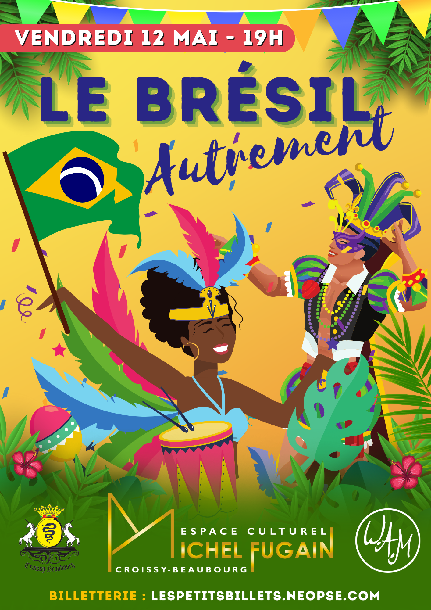 Le Brésil autrement - spectacle des enfants de Croissy-Beaubourg