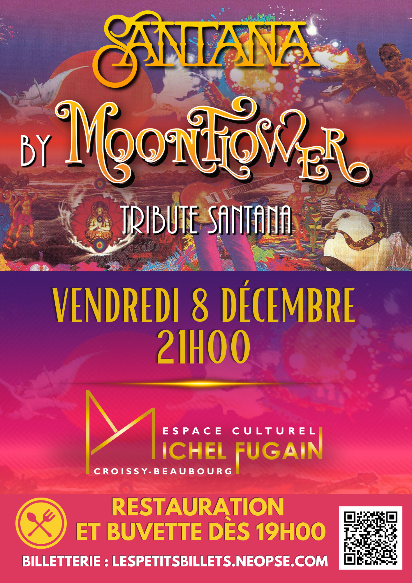 Affiche de MoonFlower - Tribute Santana