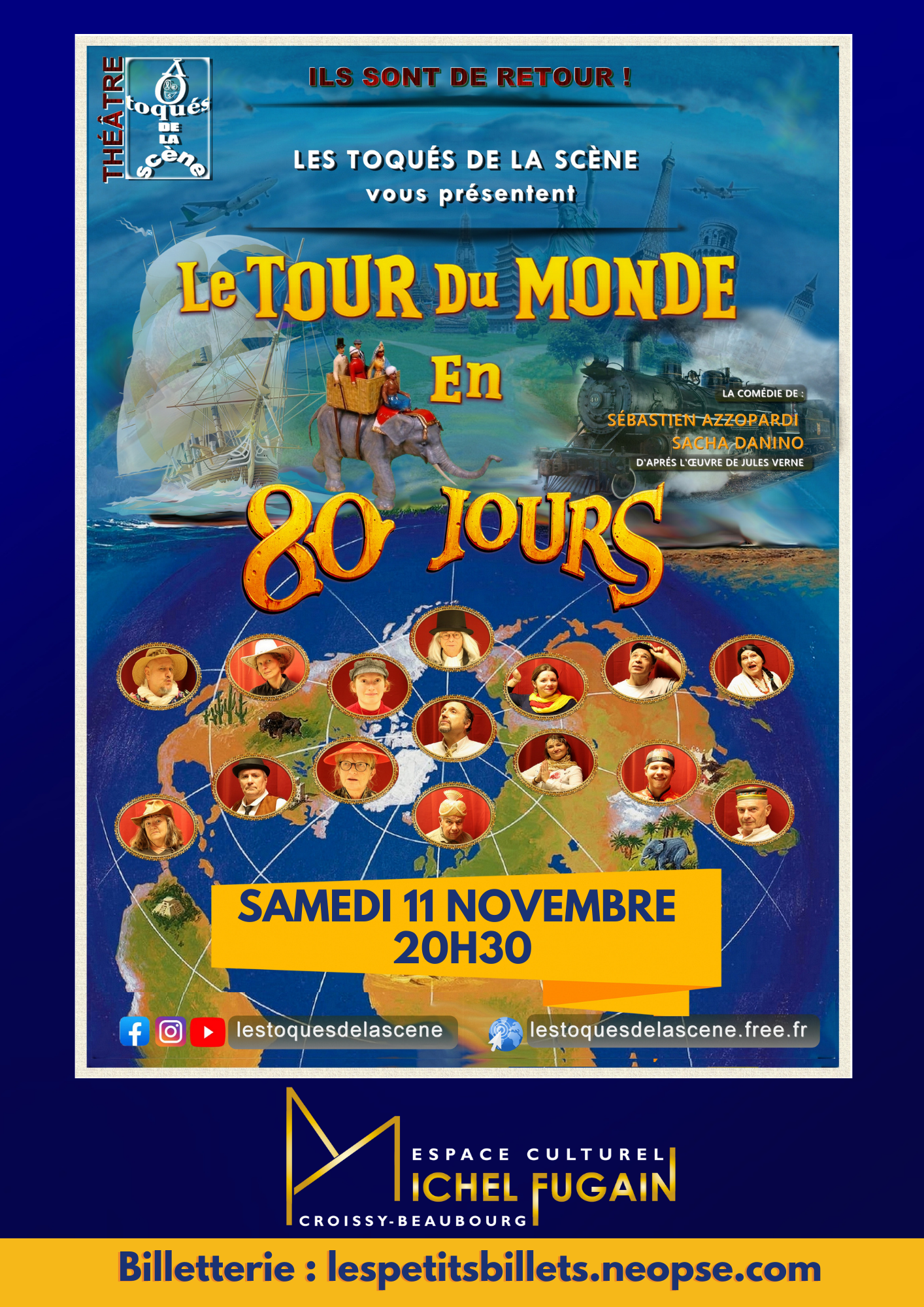 Tour du monde en 80 jours - Les toqués de la scène