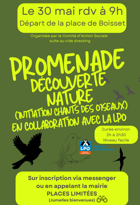 PROMENADE NATURE organisée par So'dreams et le comité d'action sociale