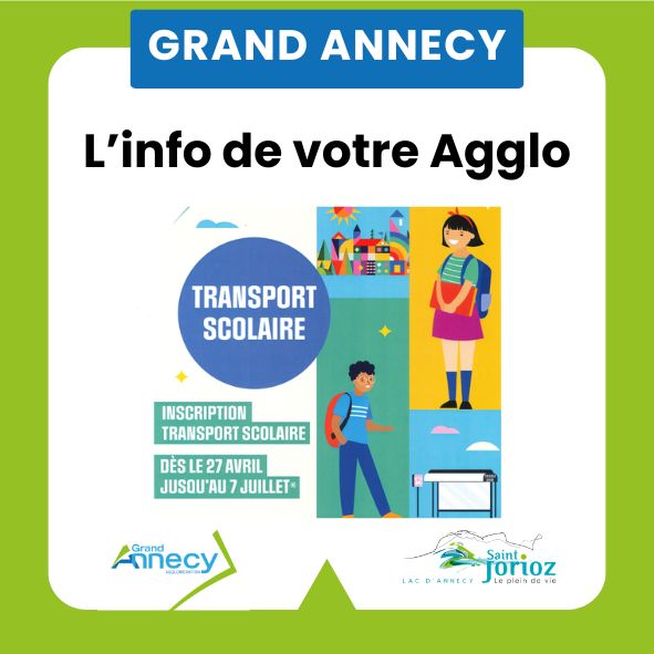 OUVERTURE DES INCRIPTIONS AU TRANSPORT SCOLAIRE 2026 / 2027