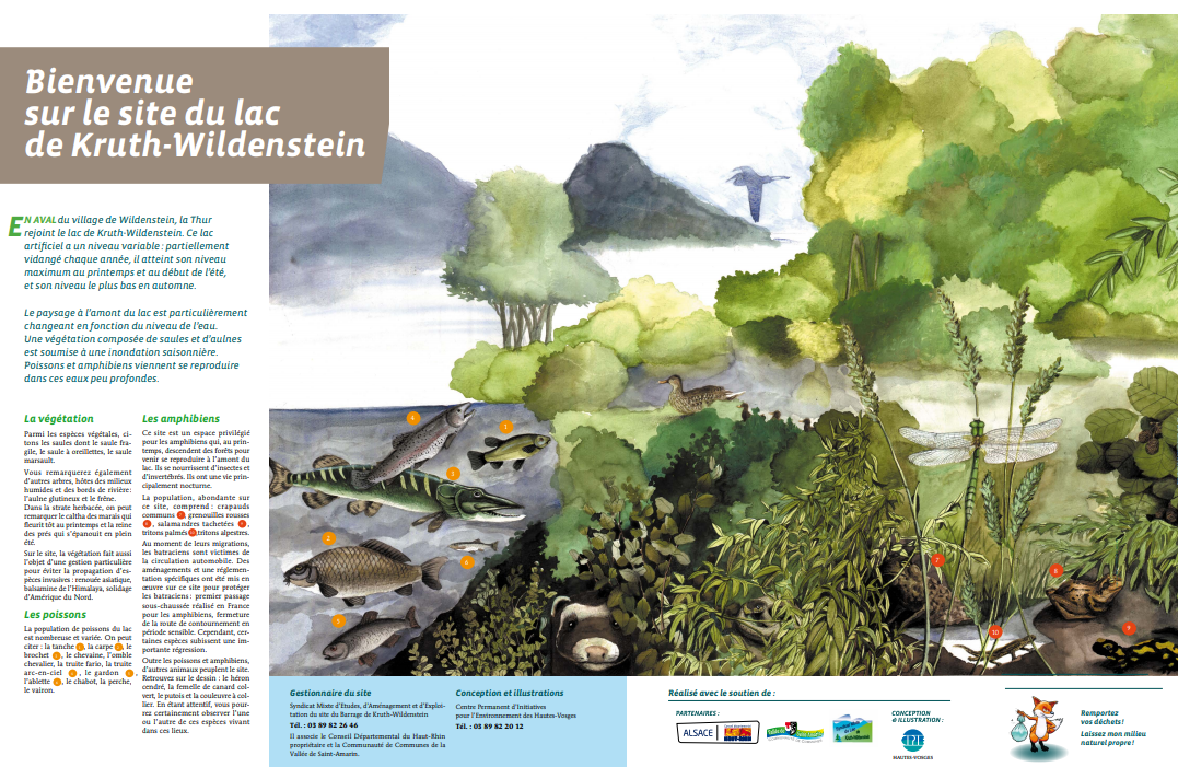 panneau thématique poisson