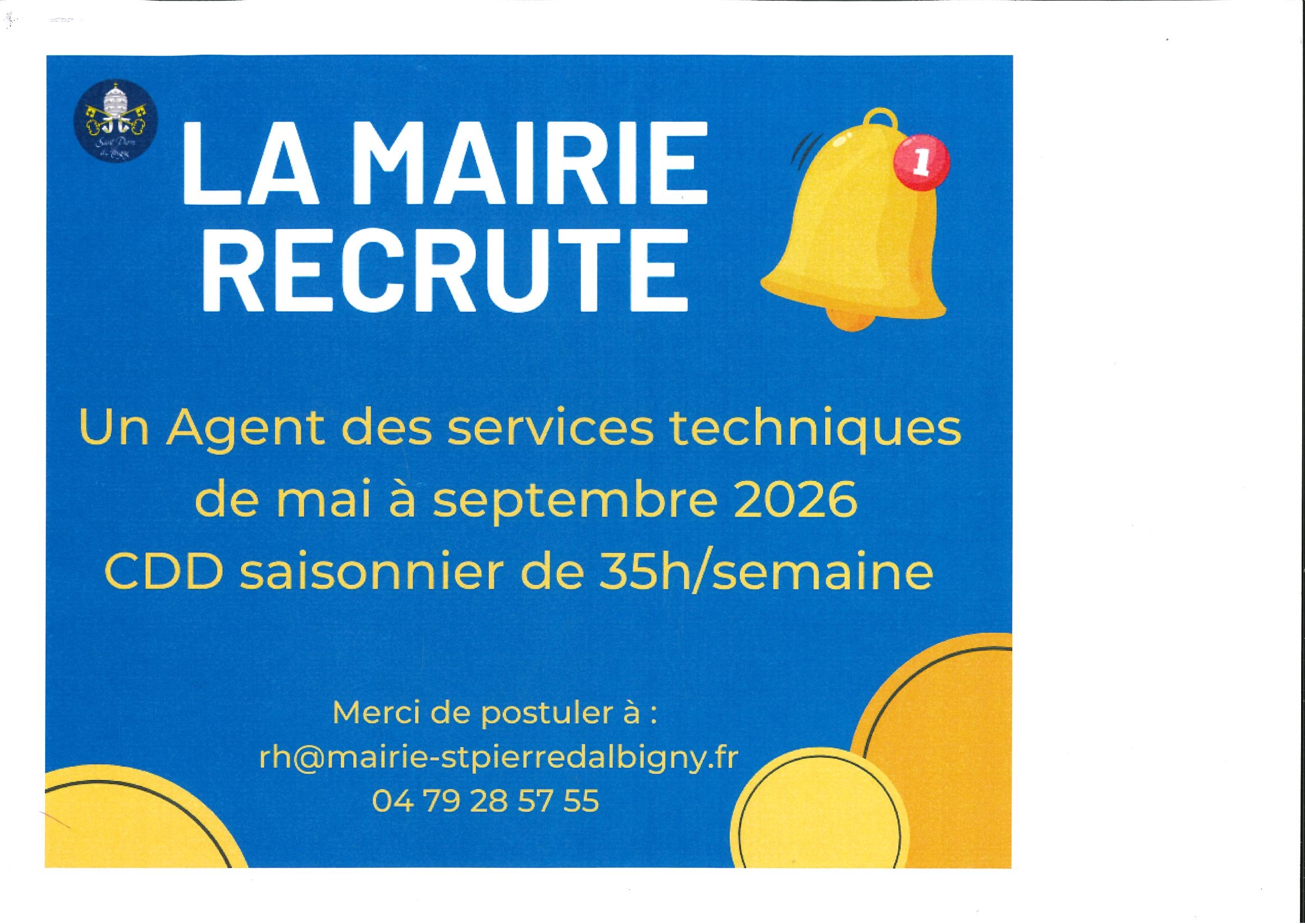 LA MAIRIE RECRUTE AGENT TECHNIQUE de MAI à SEPTEMBRE 26.jpg