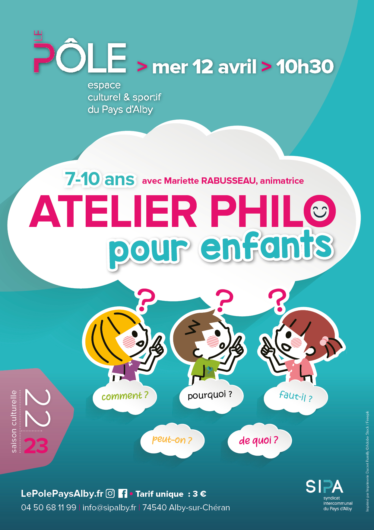 Affiche_atelier philo pour enfant_ 12 avril 2023_Le Pôle.jpg