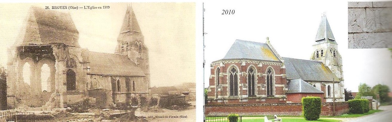 Eglise avant après