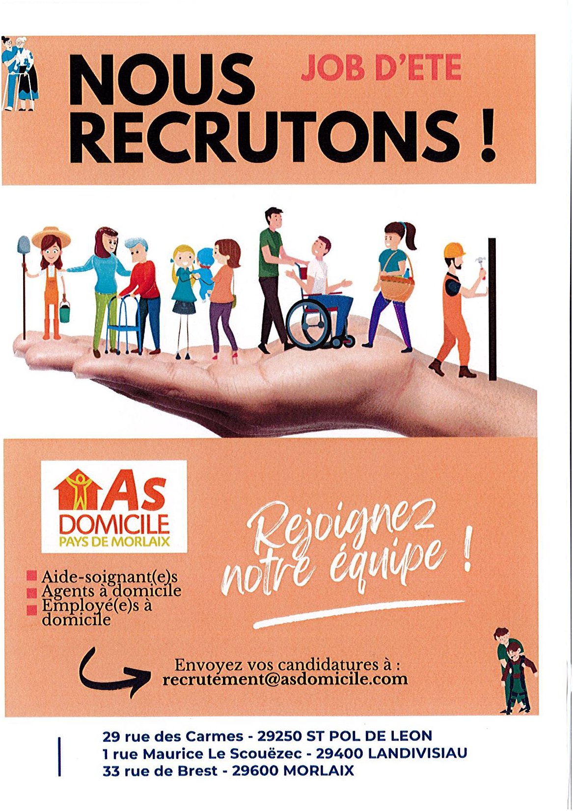 affiche AS DOMICILE  Recrutement été 2025.png