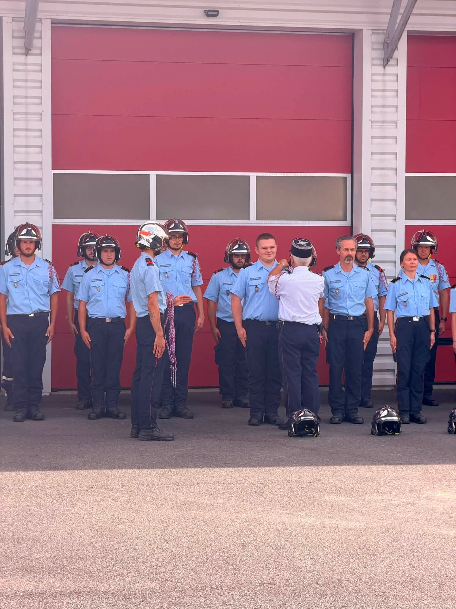 Décoration des pompiers