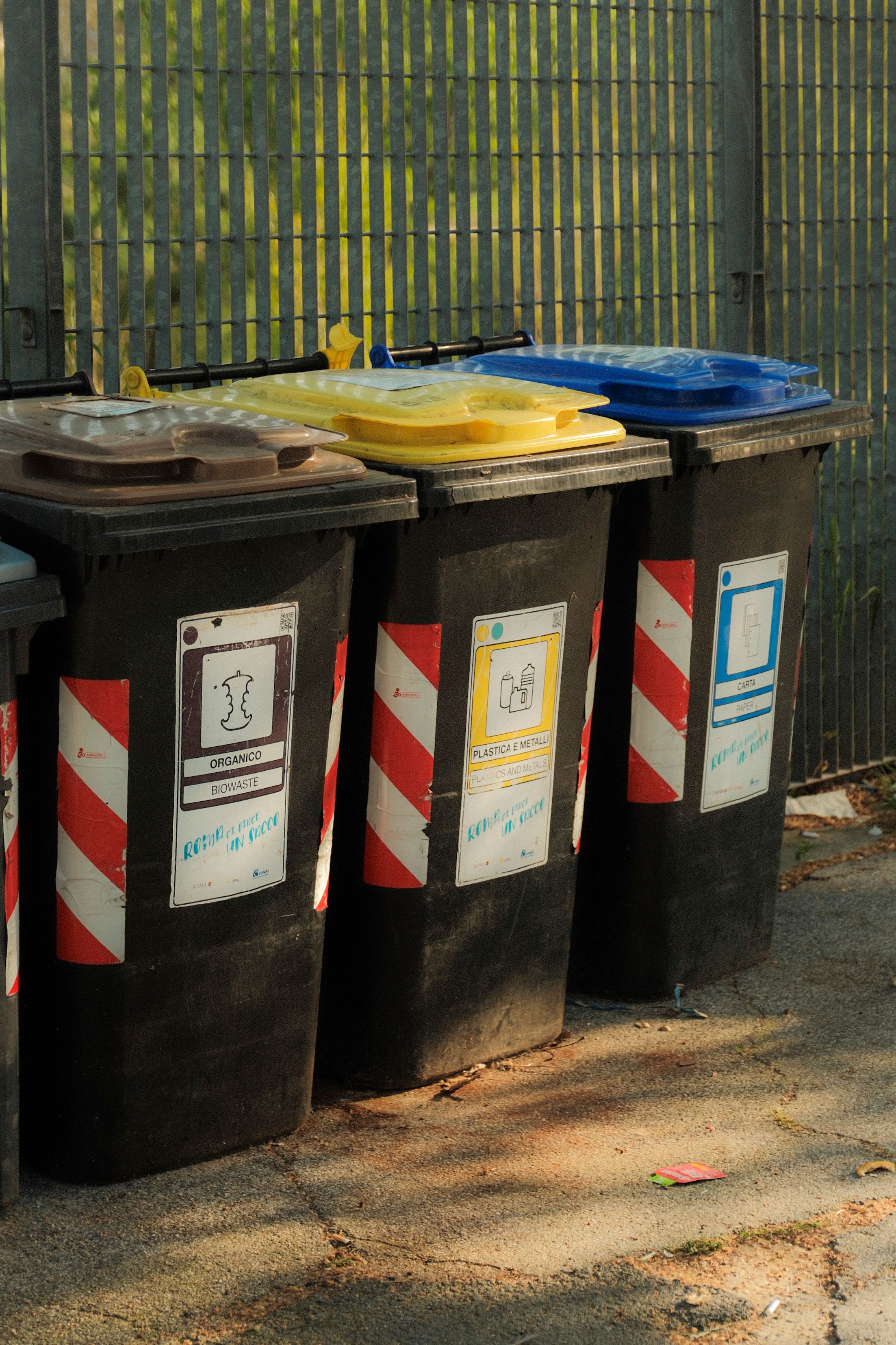 Photos de poubelles de tri