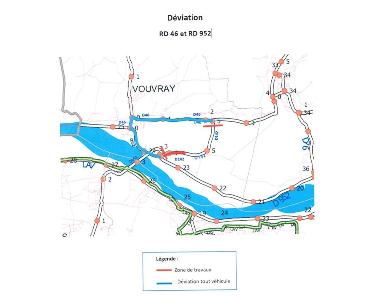 Plan de déviation