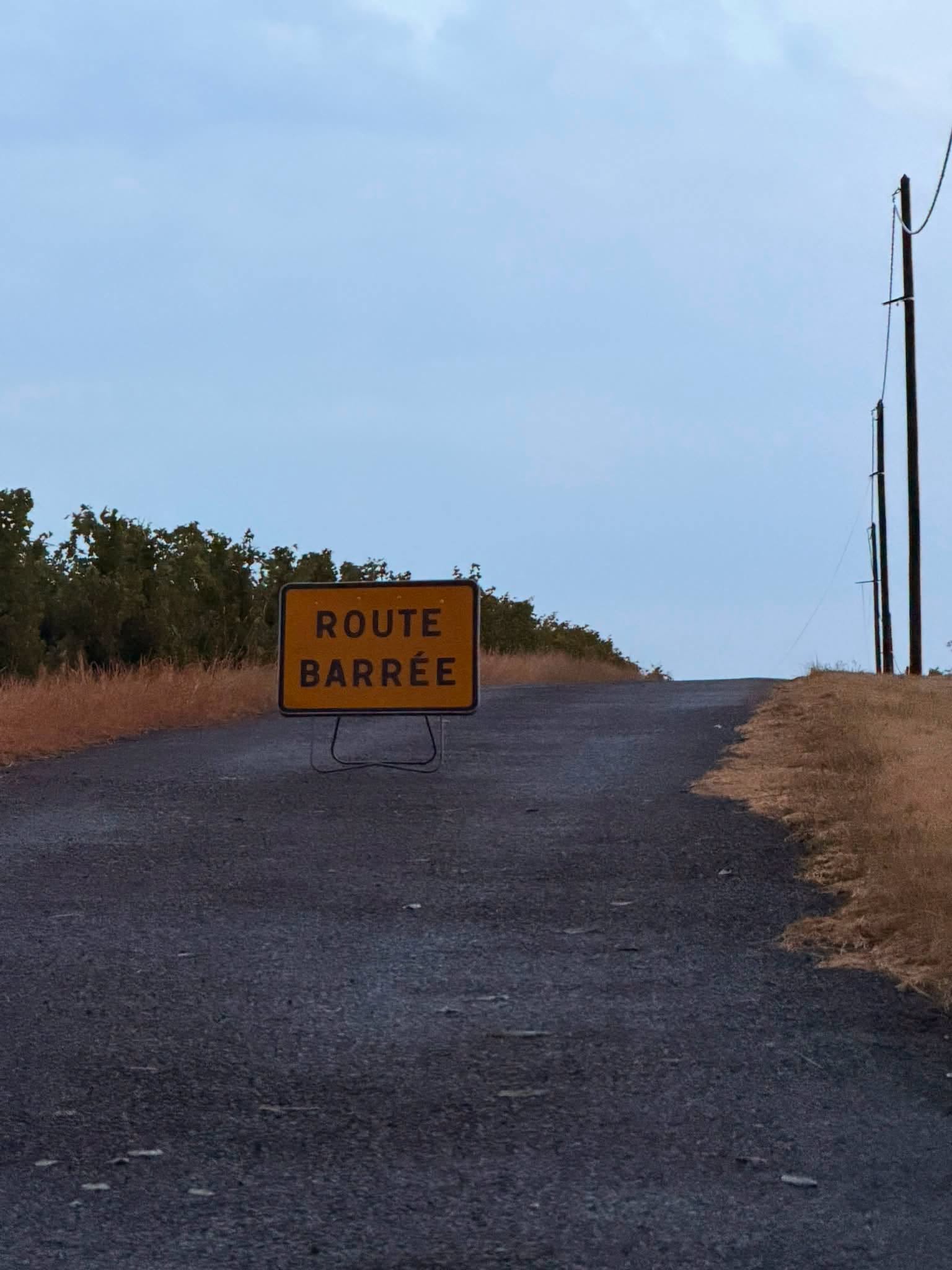 Route barrée