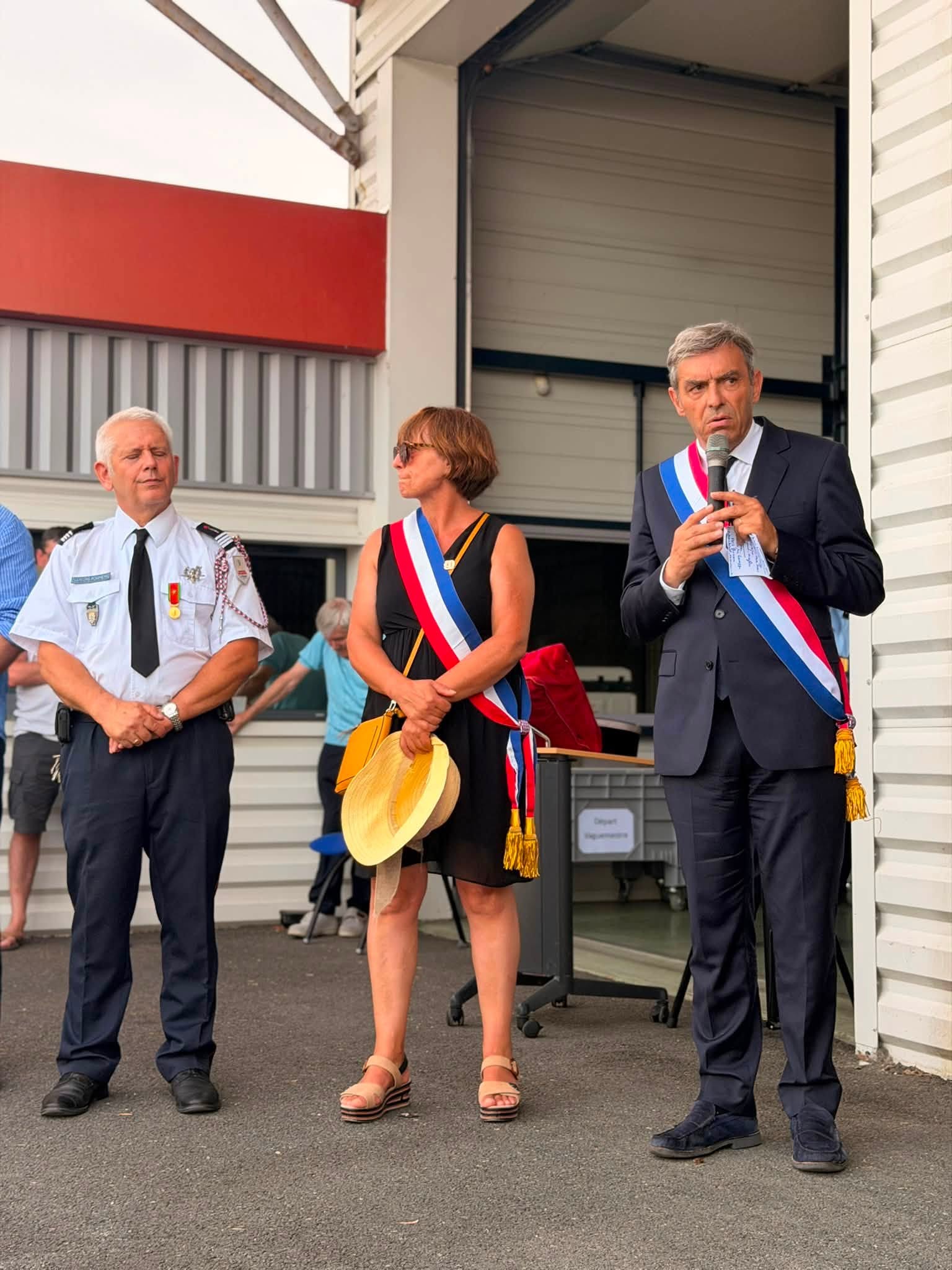 Les officiels lors du 14 juillet 2026