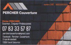 Carte de visite "Percher couverture"