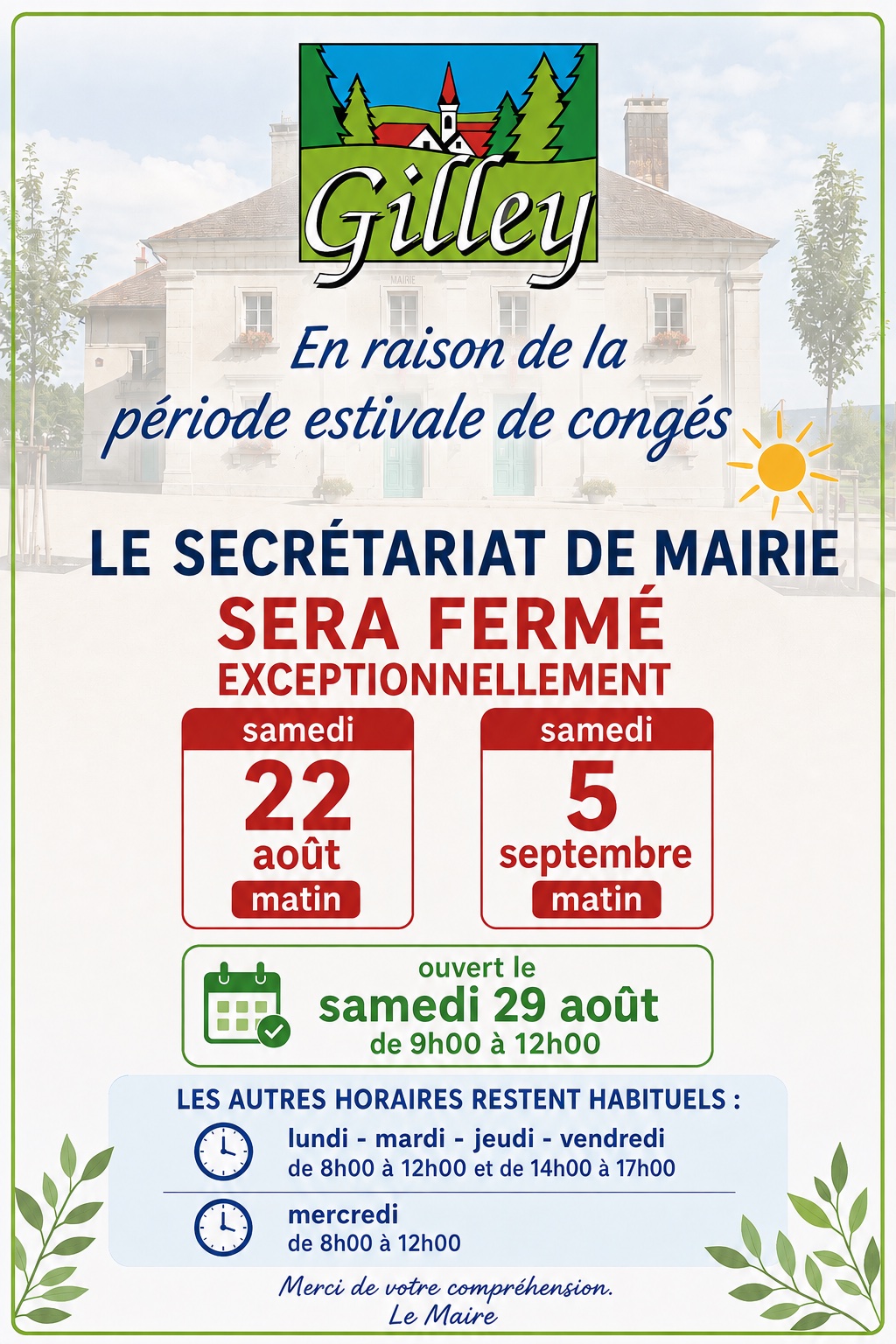 affiche fermeture secrétariat durant congés Alex.jpg