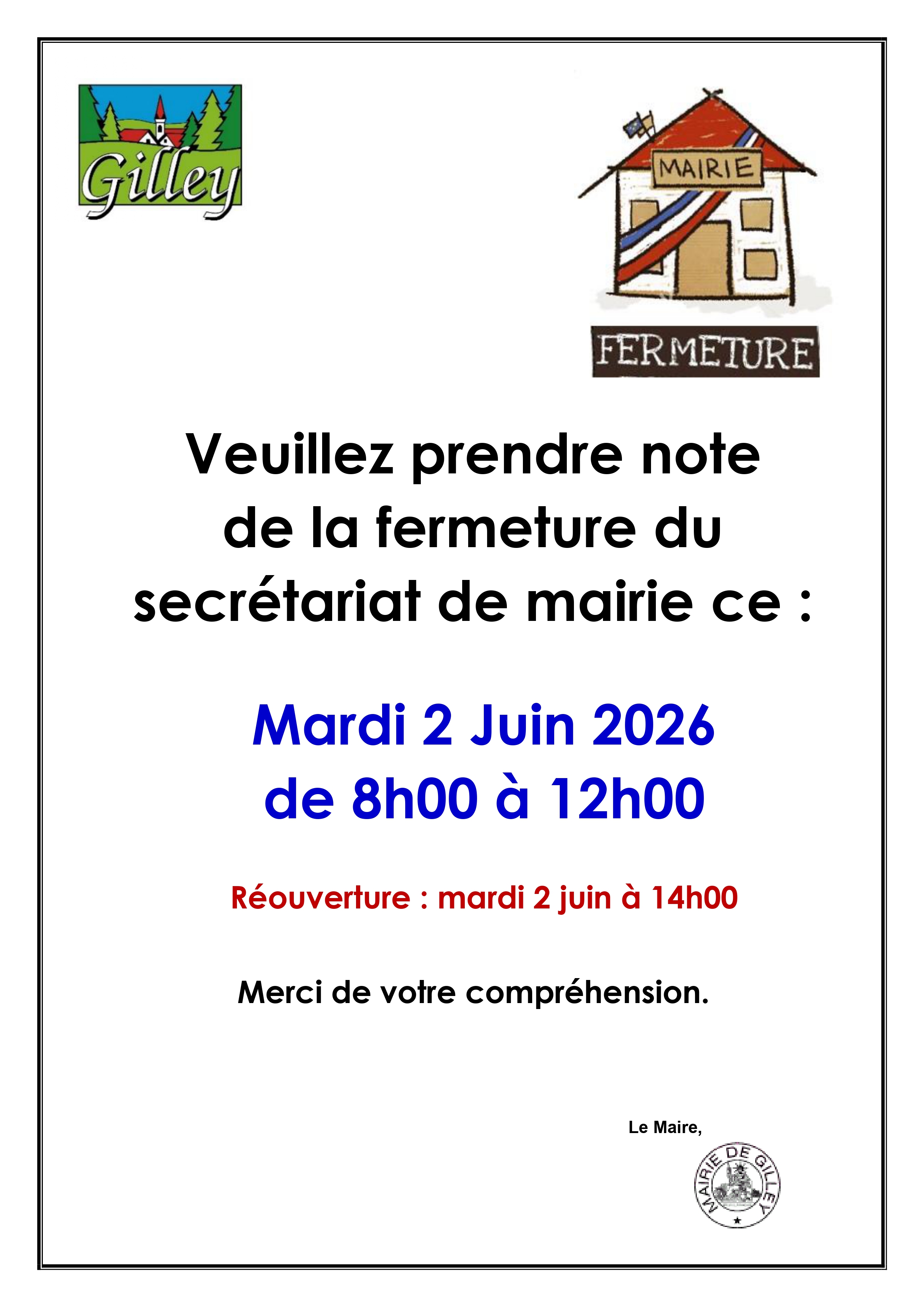 affiche fermeture secrétariat juin 26.jpg