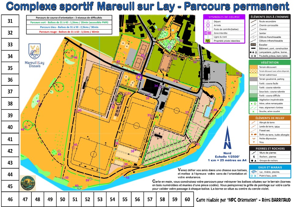 Carte orientation 30 balises avec légende - Complexe sportif MSL.jpg