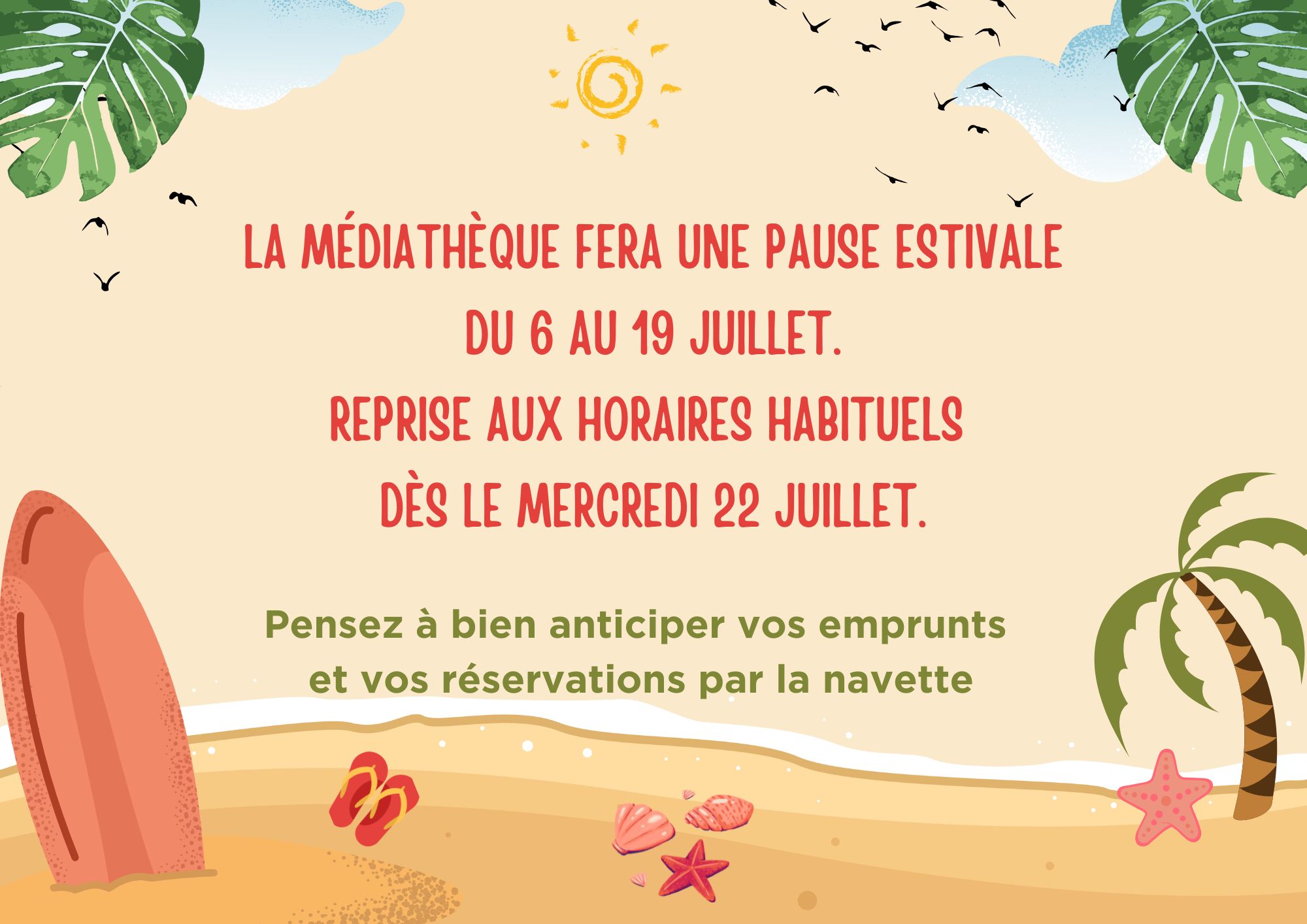 La médiathèque prend quelques vacances....jpg
