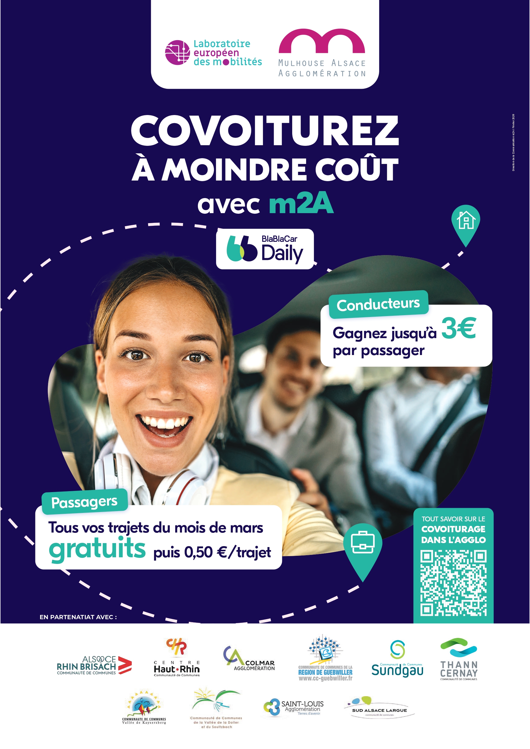 Covoiturage m2A / BlaBlaCar Daily