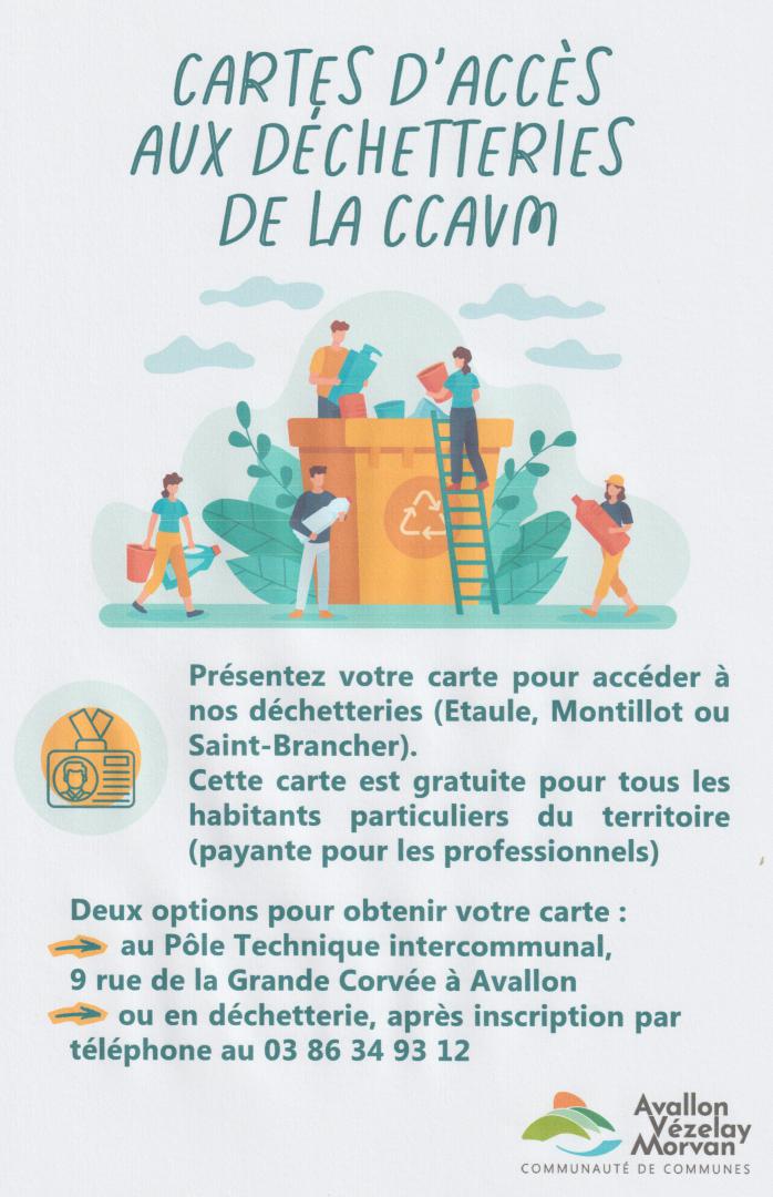 DECHETTERIES CCAVM