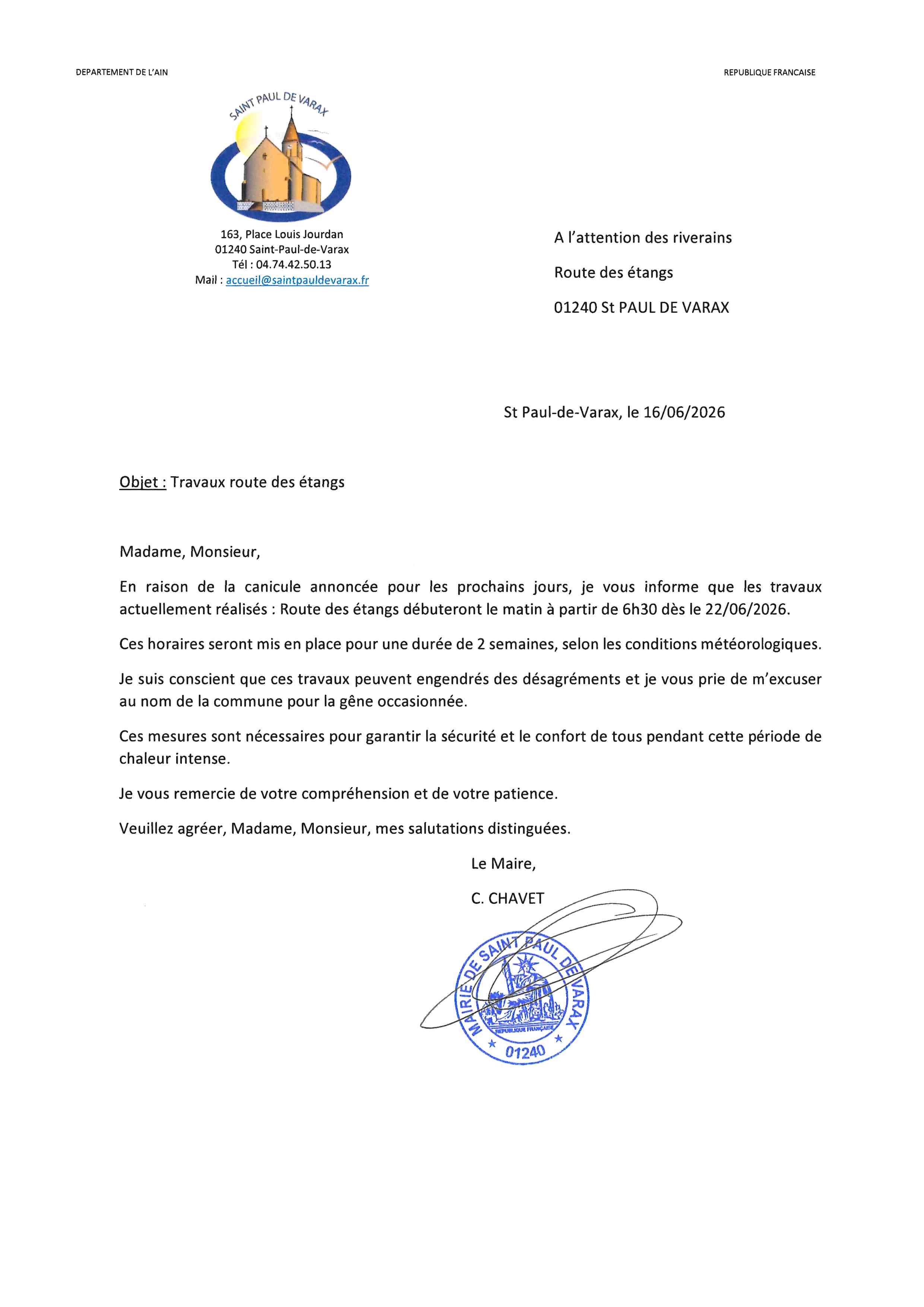 Courrier travaux Rte des étangs début  6h30.jpg
