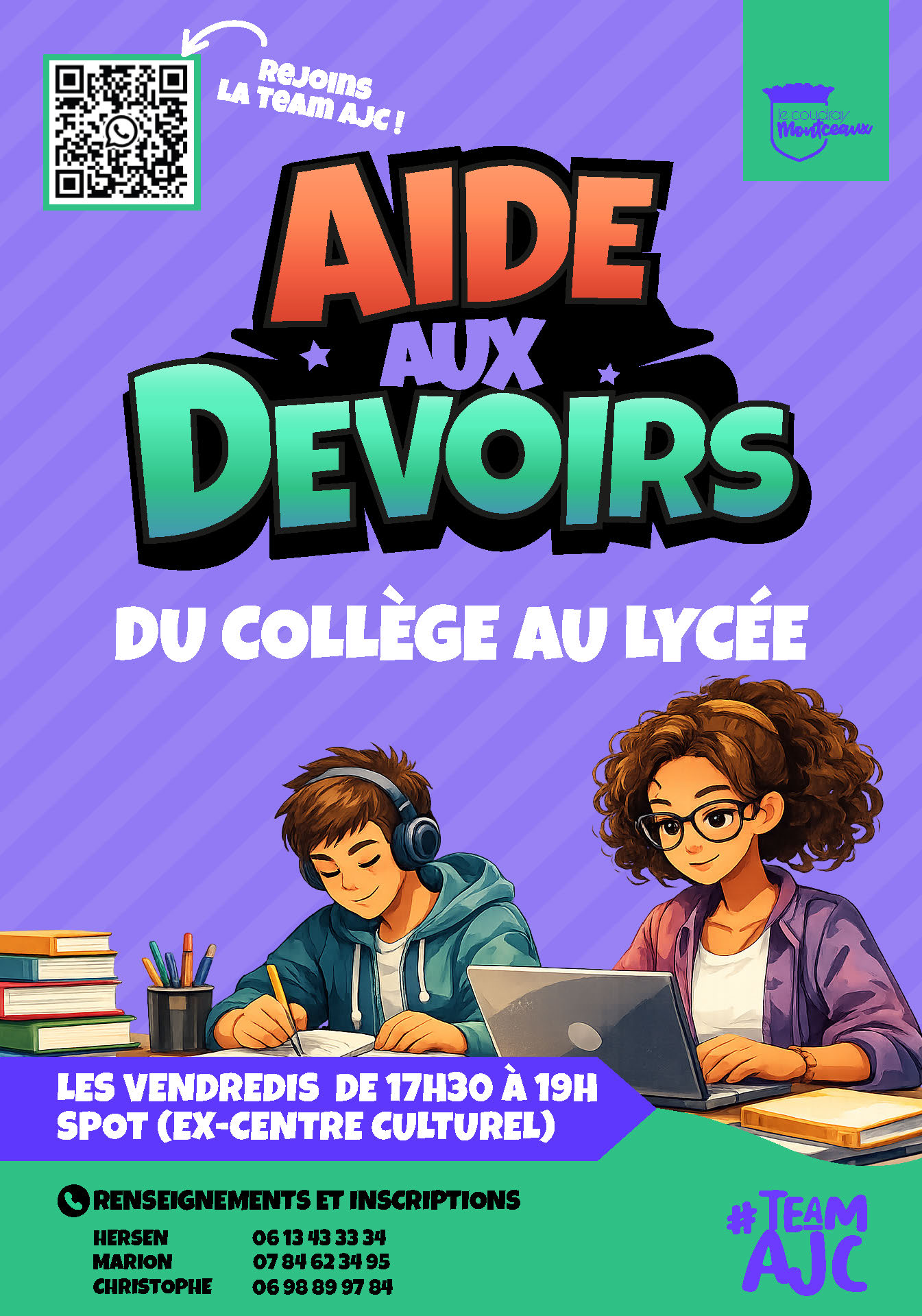 Aide aux devoirs et aide en anglais pour les collégiens et lycéens