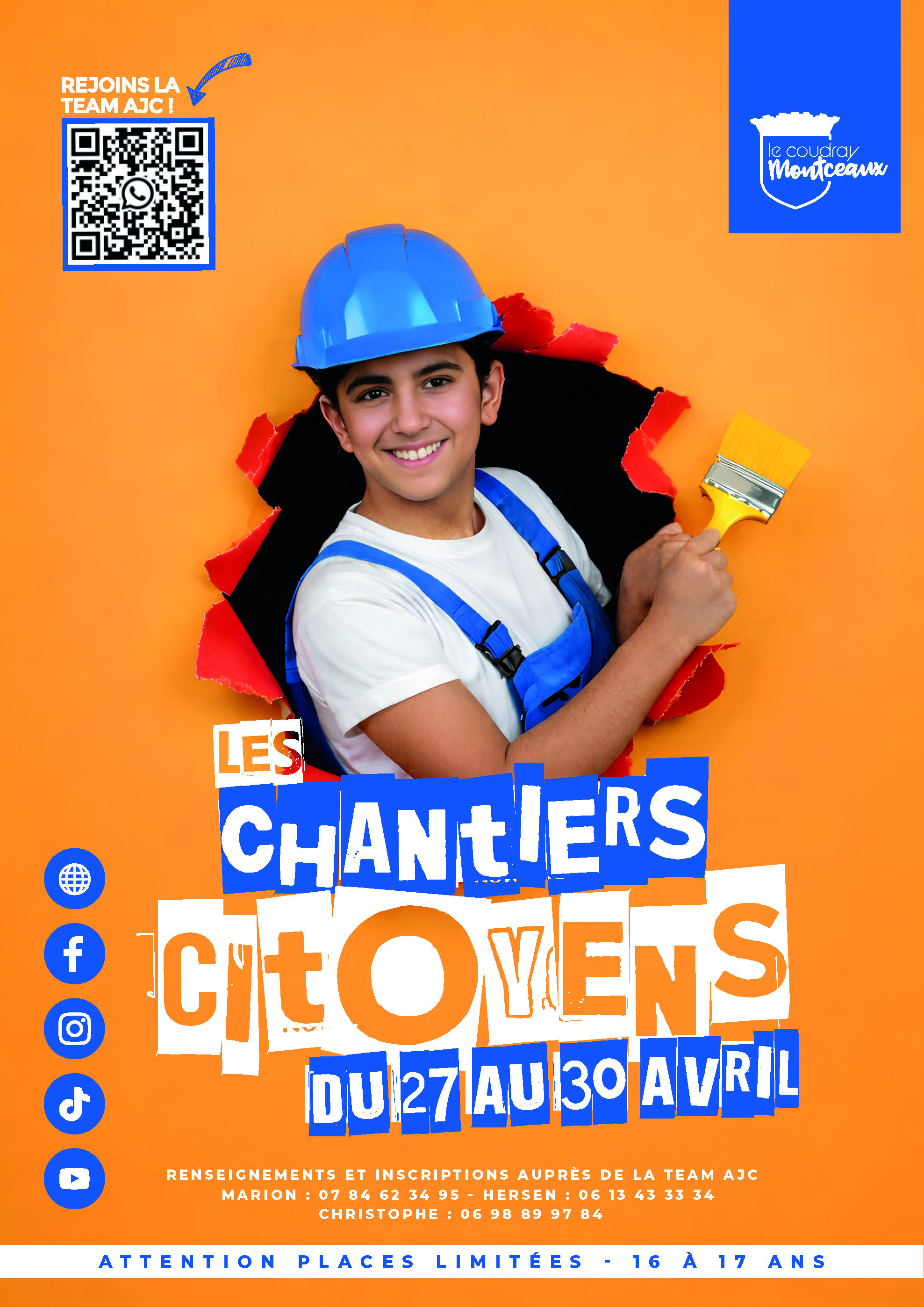 Chantier citoyen : les jeunes s'engagent pour leur ville