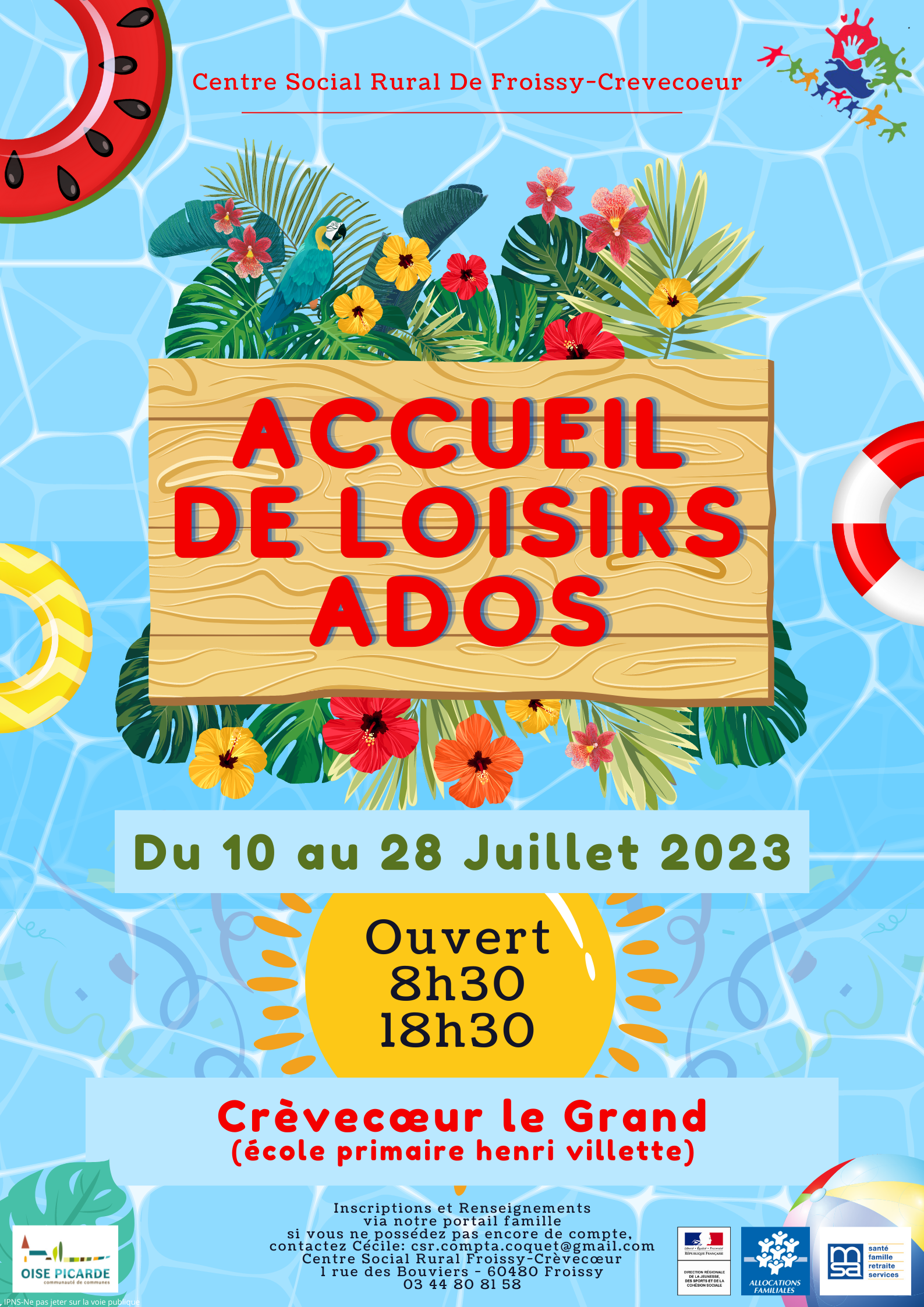 Colorful Tropical Summer Party Poster.png