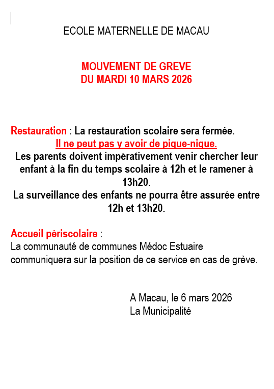 Grève du mardi 10 mars 2026 maternelle.PNG