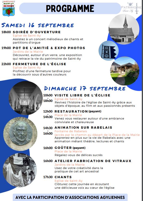 Journées européennes du patrimoine 16-17-09-2023 ST AY p.2.JPG