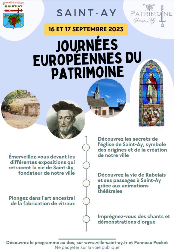 Journées européennes du patrimoine 16-17-09-2023 ST AY p.1.JPG