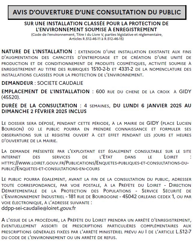 avis d_ouverure d_une consultation du public CAUDALIE du 06-01 au 02-02-2025.JPG