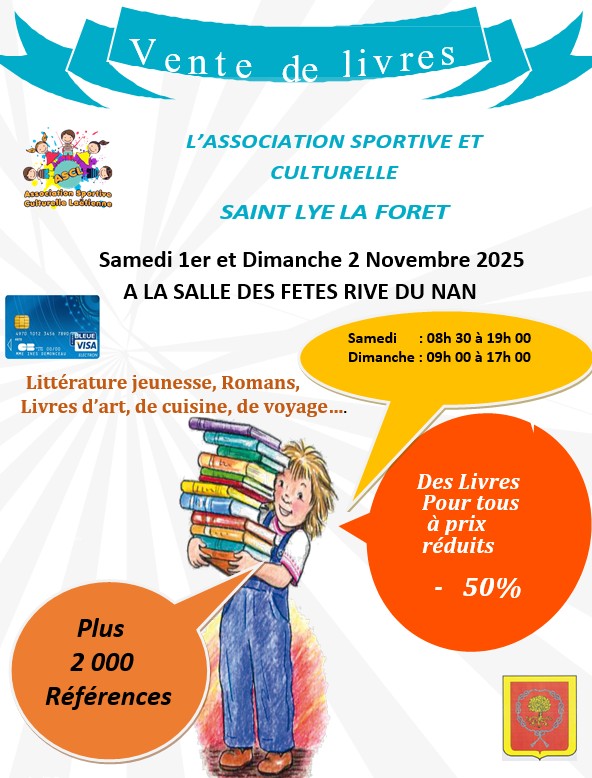Vente de livres association sportive et culturelle St Lyé 1 et 2-11-2025.jpg