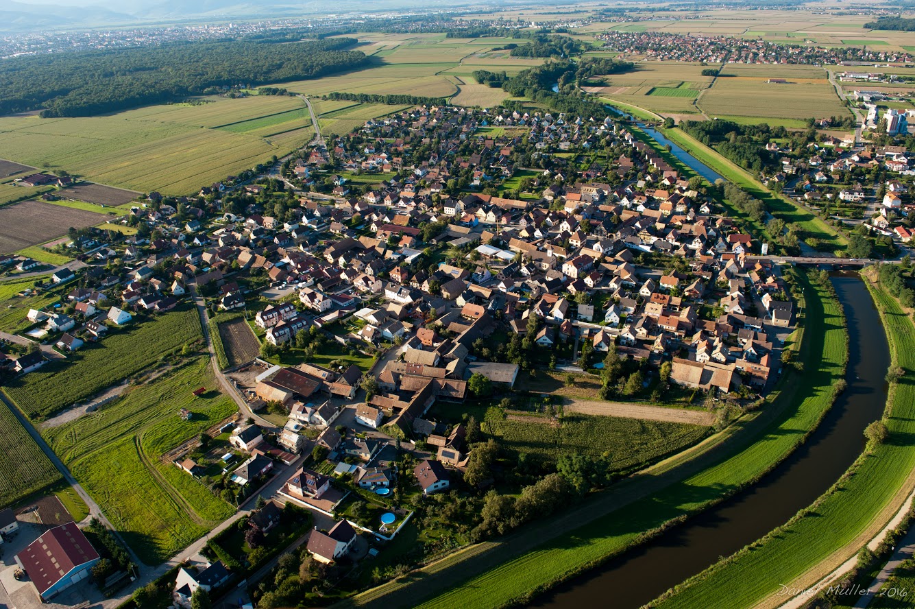 Vue aérienne Sundhoffen