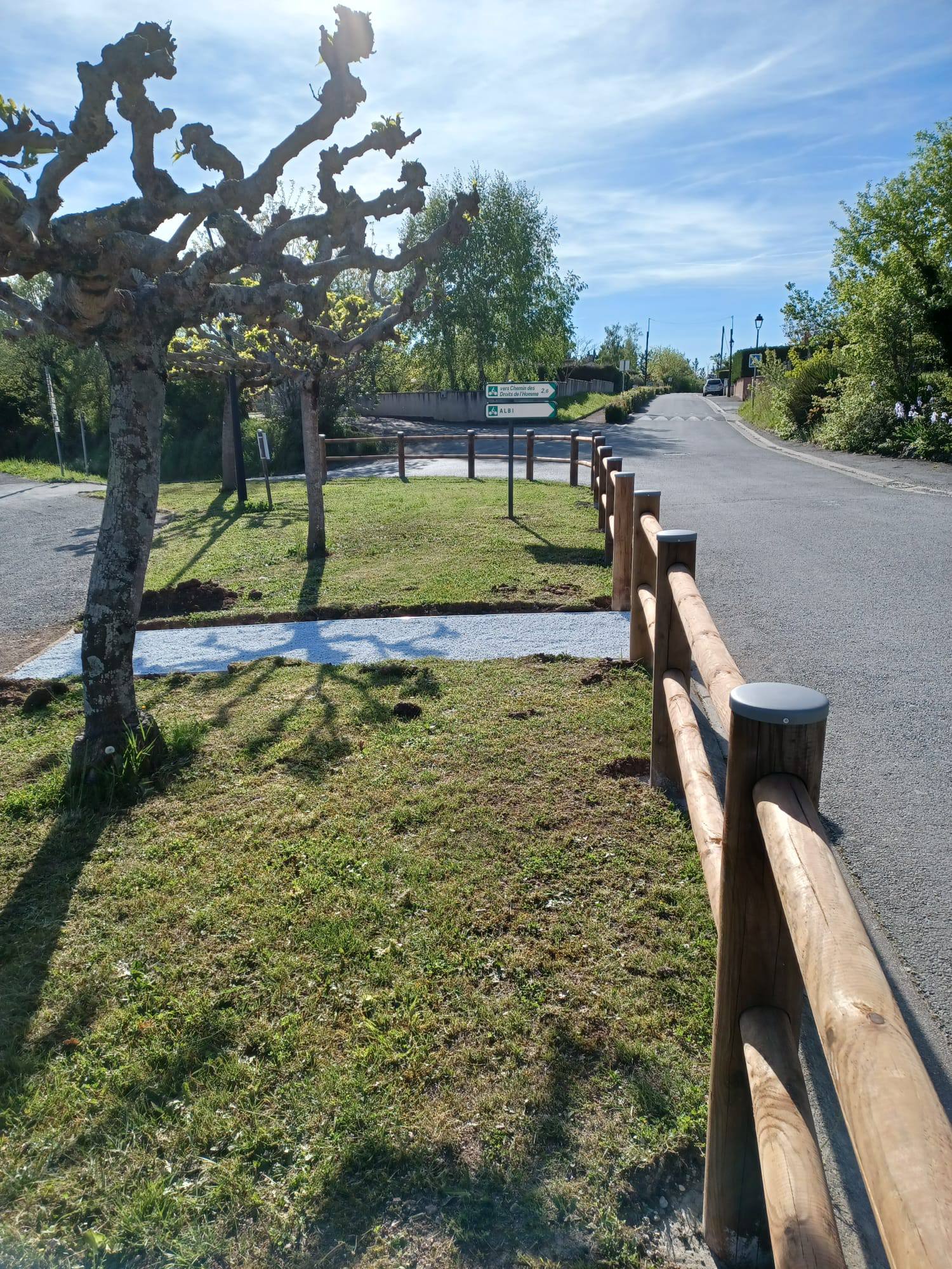 Visuel des barrières de la salle des fêtes