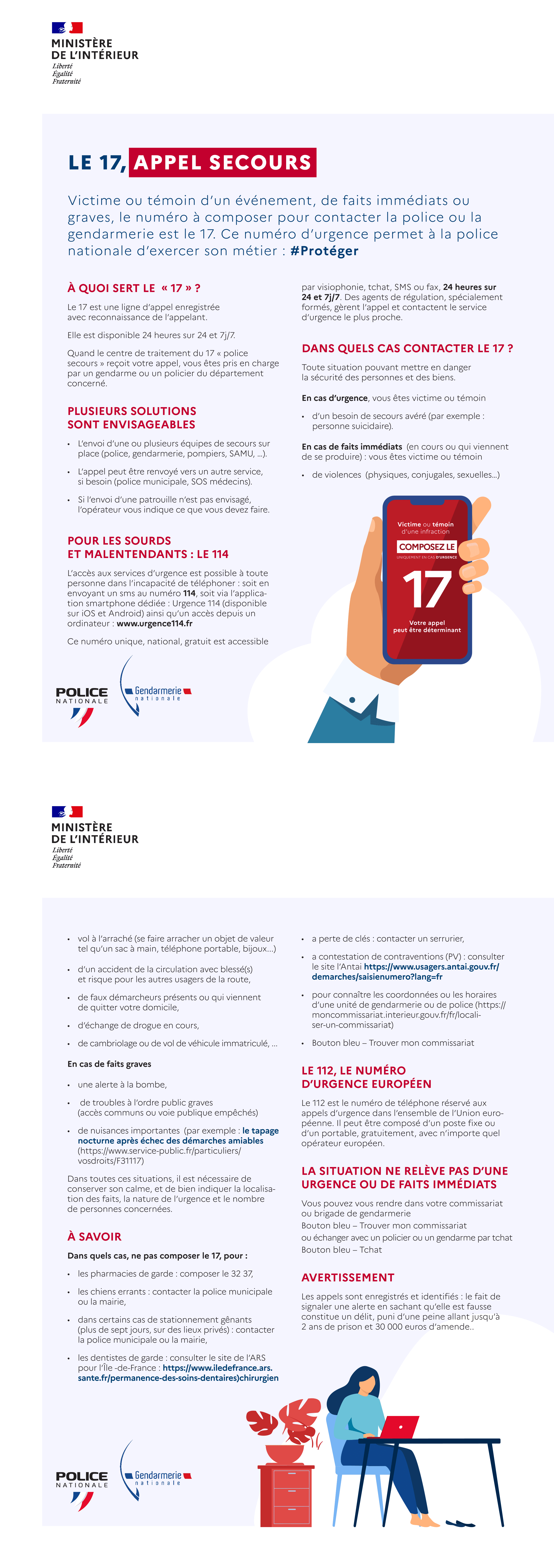 Affiche Numéro 17 - Police et Gendarmerie.png