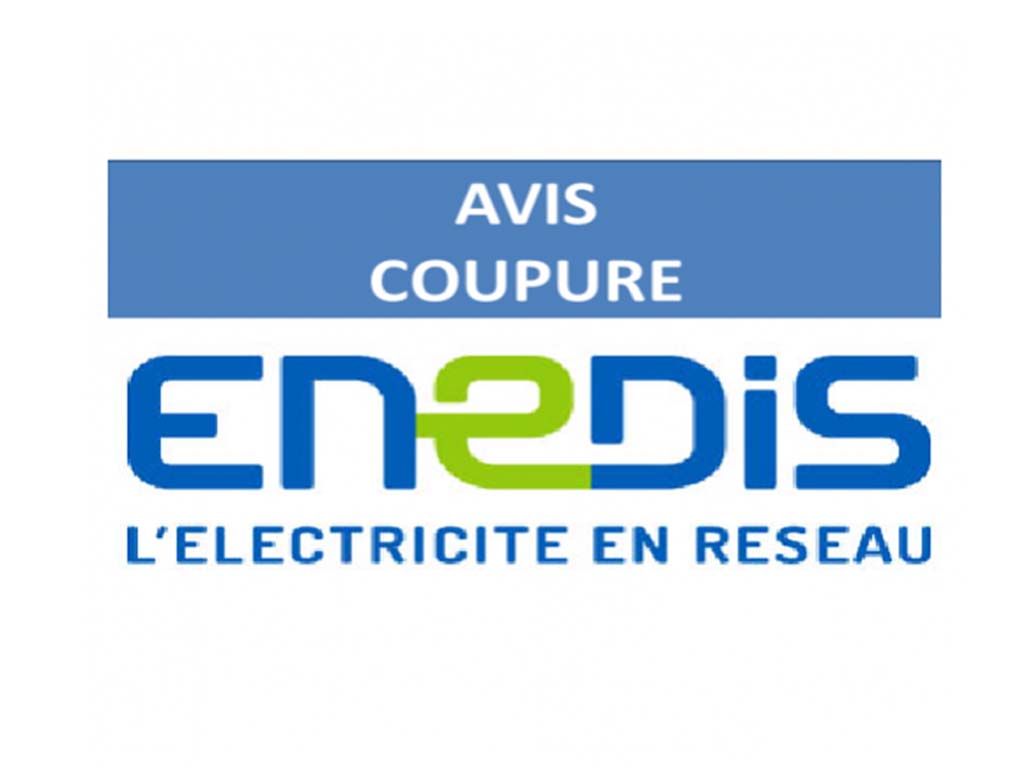 ENEDIS - Coupures de courant