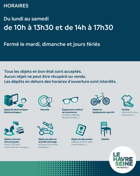 Ouverture d'un nouveau centre de recyclage ainsi que d'une recyclerie