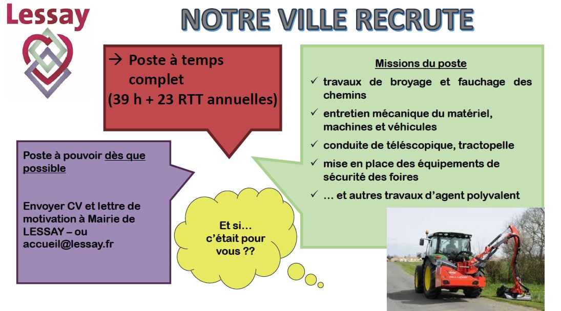 annonce emploi agent technique.JPG