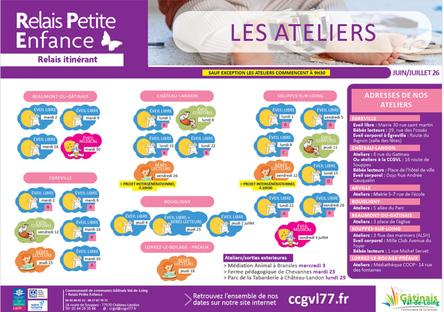 Relai Petite Enfance - mai à juillet 2026
