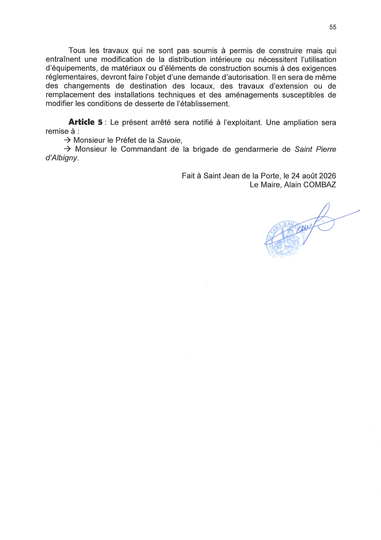 ARRETE PORTANT OUVERTURE PROVISOIRE IME SAINT REAL AOUT 2026_page-0002.jpg