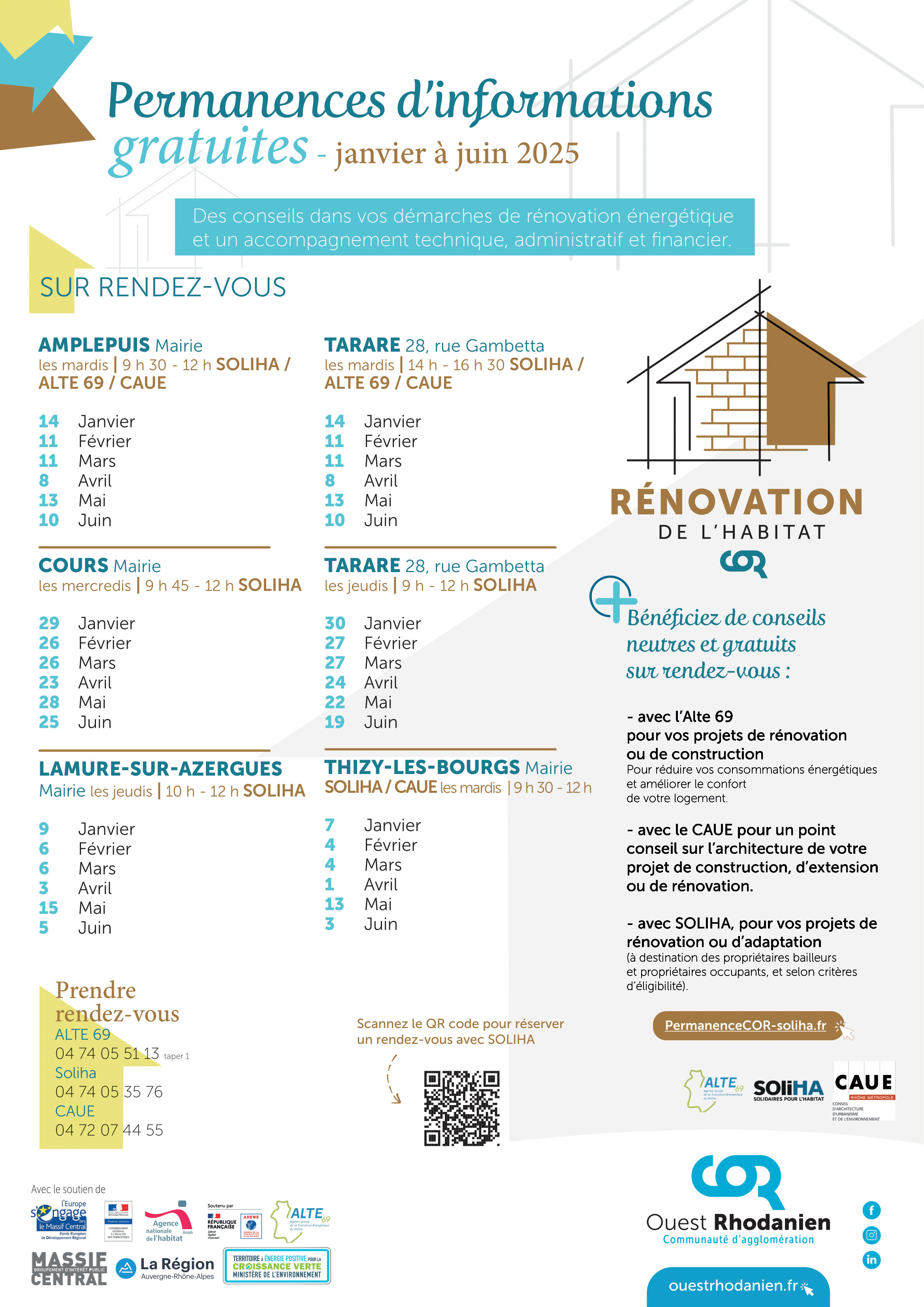 Permanences Rénovation de l'Habitat - COR
