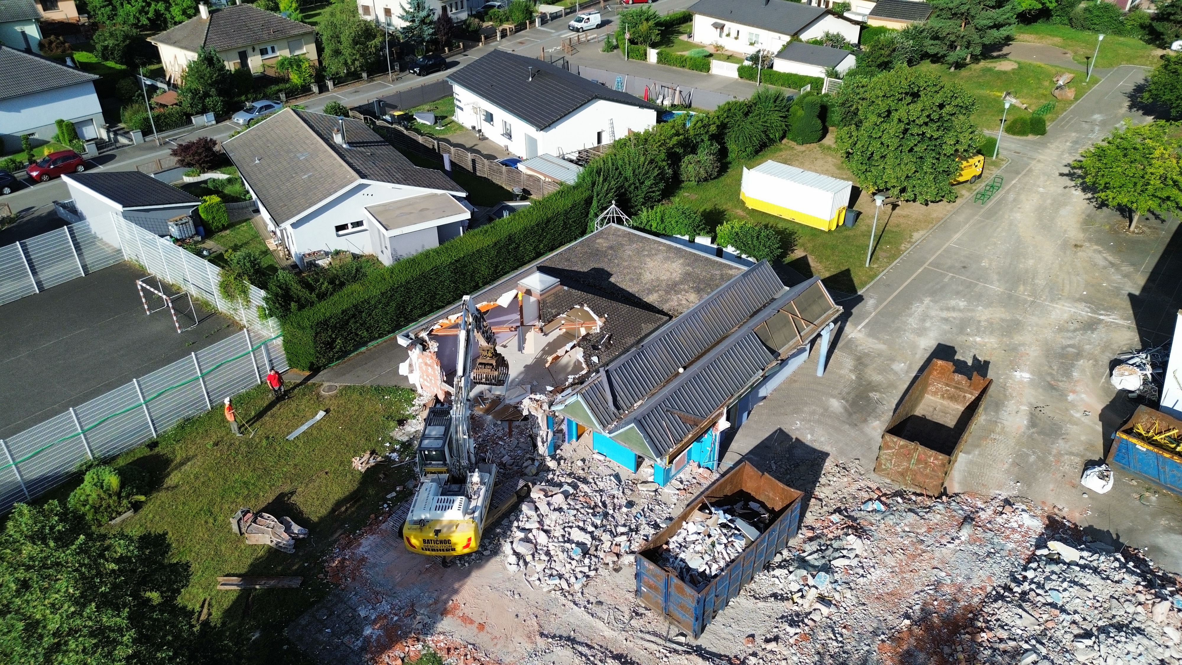 VUE AERIENNE DEMOLITION