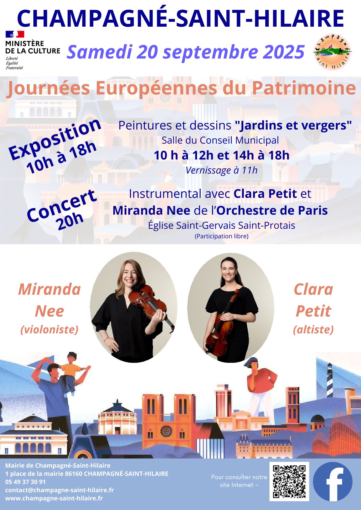 Affiche Journées du Patrimoine 2025 - Champagné-Saint-Hilaire.jpg