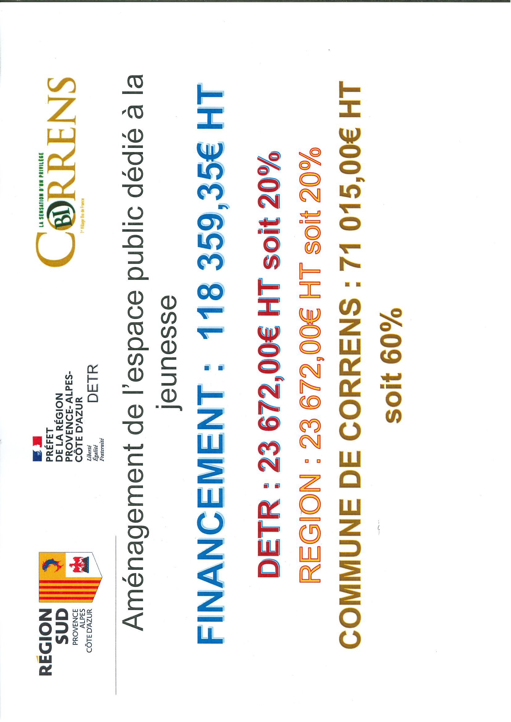 AFFICHE  SUBVENTION POUR AMENAGEMENT DE L ESPACE PUBLIC DEDIE A LA JEUNESSE.jpg